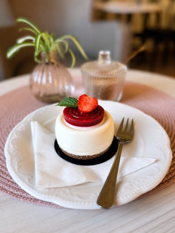 Tvarohový cheesecake monoporce